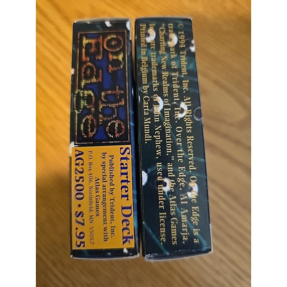 On The Edge Starter Deck AG2500 Paranoids Paradise 60 Plus Cards